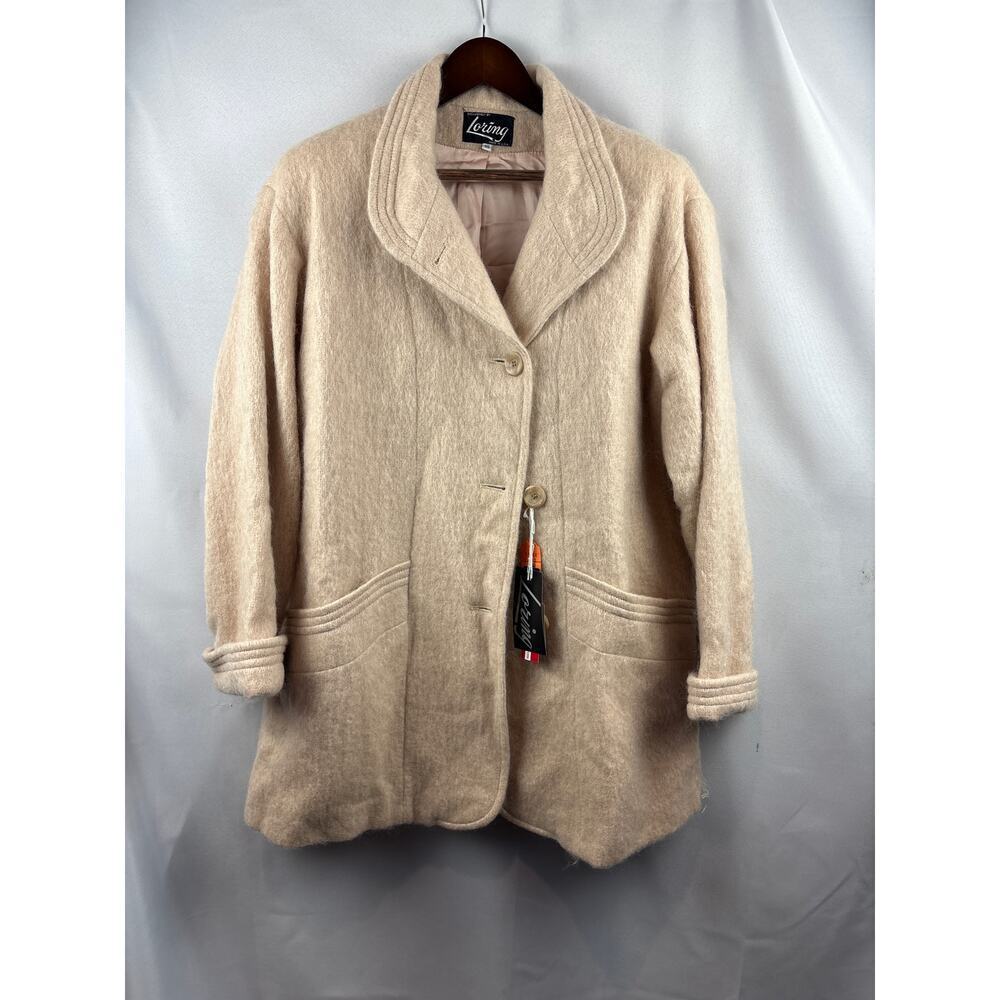 Women’s Loring Size 18 Nude Wool Trench Coat